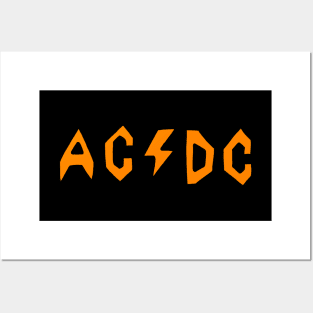 Butt-Head AC/DC - Orange Posters and Art